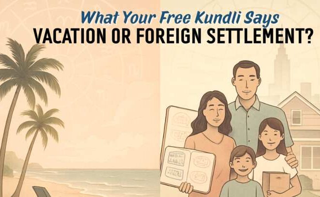 What Your Free Kundli Says: Vacation or Foreign Settlement?