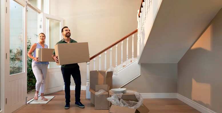 Getting ready to move from a house into an apartment